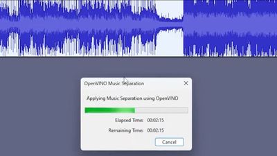 Audacity gets AI transcription and noise suppression courtesy of Intel OpenVINO plug-ins