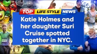 Katie Holmes and doppelgänger daughter Suri Cruise enjoy NYC stroll