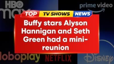 Alyson Hannigan and Seth Green reunite for Buffy mini-reunion!