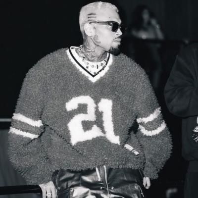 Chris Brown's Monochrome Allure: A Fashion Statement Like No Other