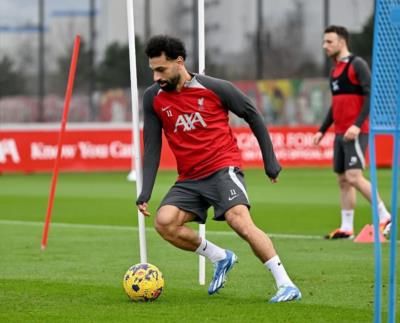 Mohamed Salah Preparing for Important Match with Skillful Practice