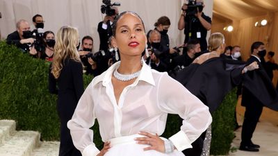 Alicia Keys' living room is a masterclass in decorating with art – and her technique is easily replicable