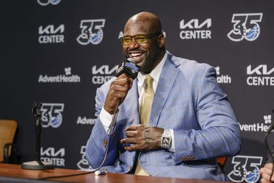 The best moments from the Orlando Magic’s Shaquille O’Neal jersey retirement ceremony