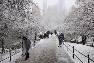 US Northeast Snowstorm Disrupts Travel, Schools, And Power