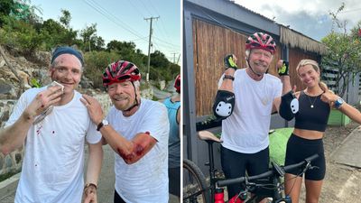 Richard Branson says elbow and body padding 'is a must' after bike crash - but also concedes he was holding the handlebars 'wrong'