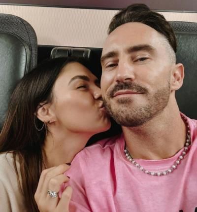 Faf du Plessis Celebrates Valentine's Day with Wife in Heartwarming Post