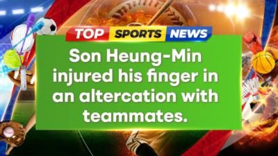 Son Heung Min Injured Finger In Altercation With