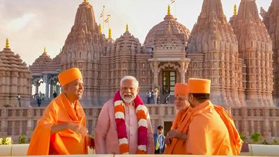 PM Modi inaugurates Abu Dhabi’s first Hindu stone temple, describes it as symbol of shared heritage of humanity