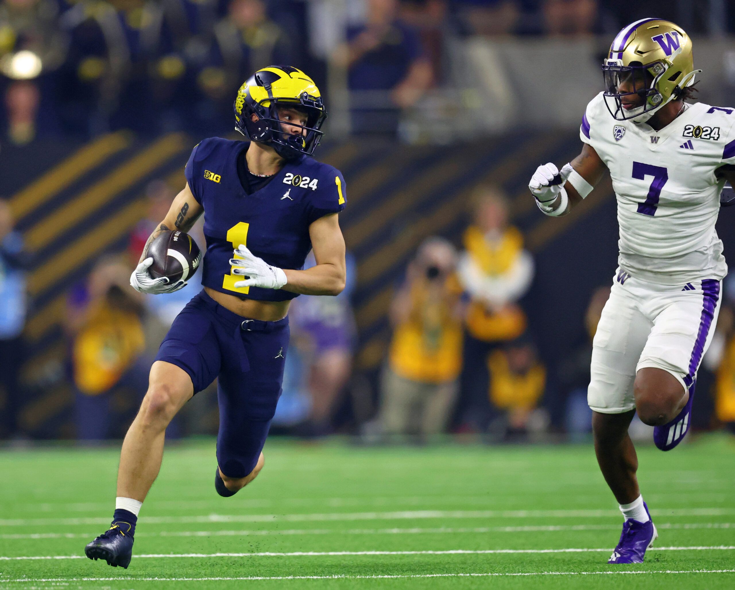 PFF gives Browns explosive Michigan wide receiver in… 