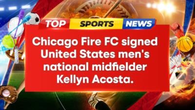 Chicago Fire FC signs USMNT midfielder Kellyn Acosta from LAFC
