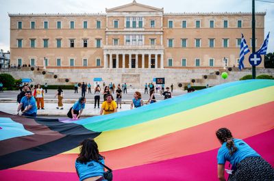 In Greece, same-sex couples await a landmark parliamentary vote on marriage equality