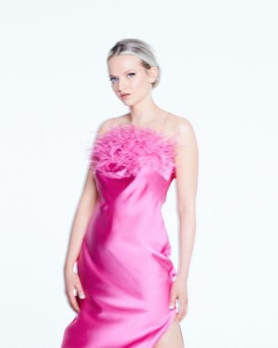 Adelaide Botty van den Bruele Shines in Pink Dress