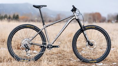 Revel's new Tirade is a rowdy titanium hardtail with a super short adjustable rear-end