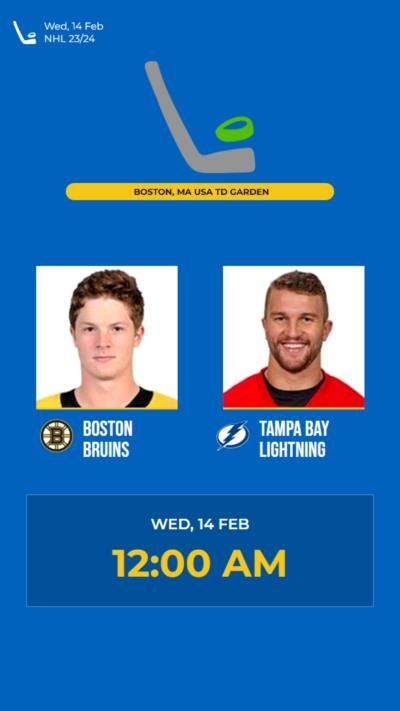 Tampa Bay Lightning defeats Boston Bruins in a close match