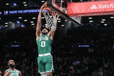 Celtics’ Jayson Tatum puts on a show in Brooklyn with 31 first-half points in win vs. Nets