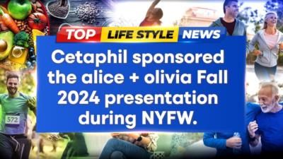 Cetaphil sponsors alice + olivia presentation, promotes skincare at NYFW