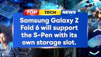 Samsung Galaxy Z Fold 6 to feature built-in S-Pen storage