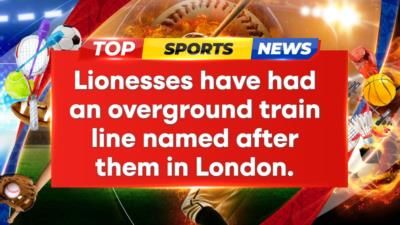 London renames overground train line after Lionesses to inspire women and girls in sport