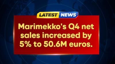 Marimekko reports 5% growth in net sales for fourth quarter