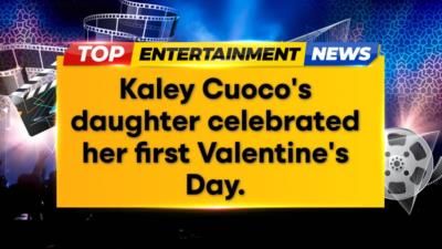 Kaley Cuoco celebrates daughter's first Valentine's Day with adorable gifts