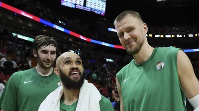 Kristaps Porzingis on why he can’t stop smiling since joining the Boston Celtics