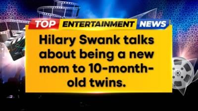 Hilary Swank reveals twins' names for the first time