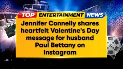 Jennifer Connelly and Paul Bettany celebrate Valentine's Day in style