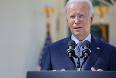 Federal employees stage protest against President Biden's support for Israel