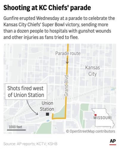 Kansas City Chiefs Super Bowl celebration shooting not domestic terrorism