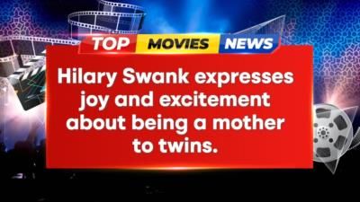 Hilary Swank ecstatically shares joy of motherhood with adorable twins