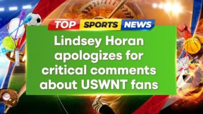 USWNT captain Lindsey Horan expresses regret for criticizing American fans
