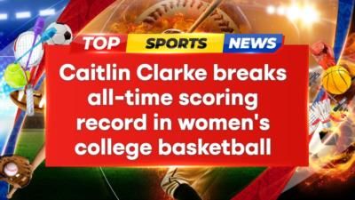 University of Iowa's Caitlin Clarke becomes women's basketball all-time scorer