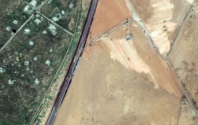 Satellite photos show Egypt building Gaza wall as Israel’s Rafah push looms