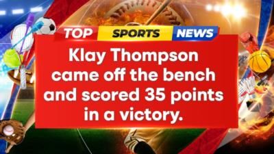 Klay Thompson's bench performance leads Warriors to thrilling victory
