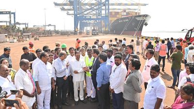 Container operations at Krishnapatnam Port will continue as usual, says A.P. Minister Kakani Govardhan Reddy