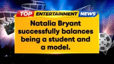Natalia Bryant impresses as she juggles modeling and university life