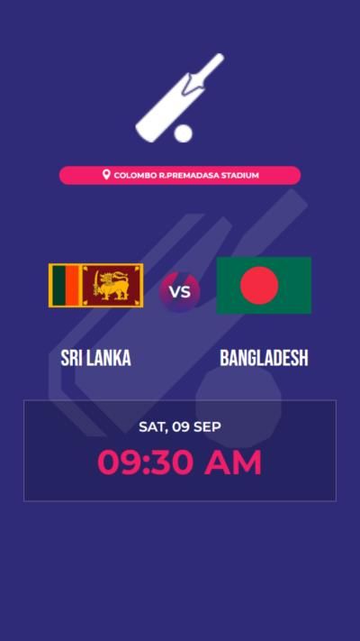 Sri Lanka defeats Bangladesh by 21 runs in Asia Cup