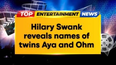 Hilary Swank Reveals Twins' Names Aya and Ohm on Instagram