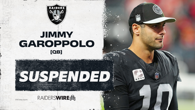 Raiders QB Jimmy Garoppolo suspended 2 games for violating PED policy