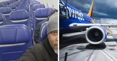 Southwest Airlines passenger annoyed when another seated behind him unnecessarily