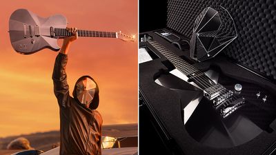 “An identical replica of Bellamy’s Will of the People stage guitar”: Manson gives Matt Bellamy’s mesmerizing mirror mask model an ultra-limited release