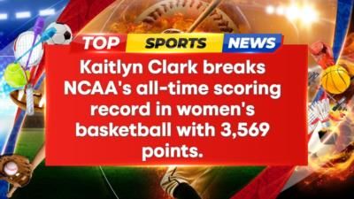 Kaitlyn Clark shatters NCAA scoring record with 3,569 points