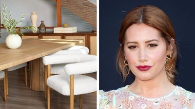 Ashley Tisdale's Frenshe Interiors teams up with HomeThreads for a chill West Coast-inspired collection