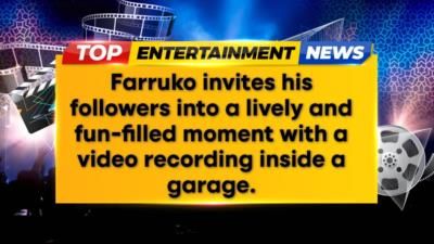 Farruko's Energetic Garage Session: A Joyful Musical Experience