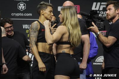 Photos: UFC 298 ceremonial weigh-ins and faceoffs