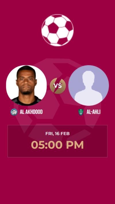 Exciting match ends with Al Akhdood victory over Al-Ahli