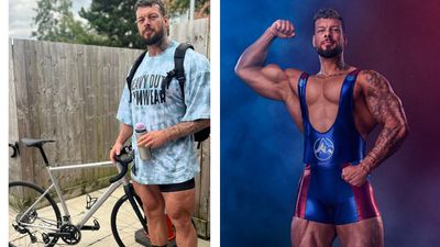 Split squats are the order of the day for Gladiator star and cyclist 'Giant' - should you add them to your workouts?