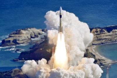 Japanese space agency successfully launches flagship rocket with satellite payload