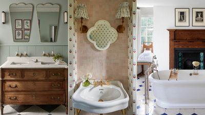 How do you design a transitional bathroom? 7 tips to get a timeless old/new look