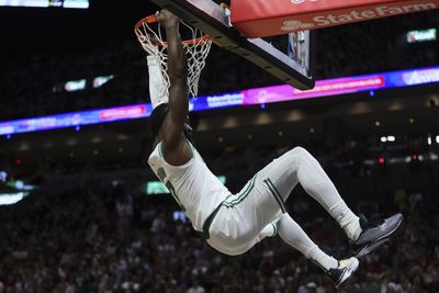 Dominique Wilkins praises Jaylen Brown for entering dunk contest